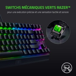 Razer BlackWidow V3 TKL – Clavier Sans Fil Green Switch