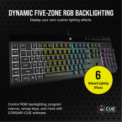 Corsair K55 Pro RGB – Clavier Gamer Silencieux