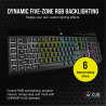Corsair K55 Pro RGB – Clavier Gamer Silencieux