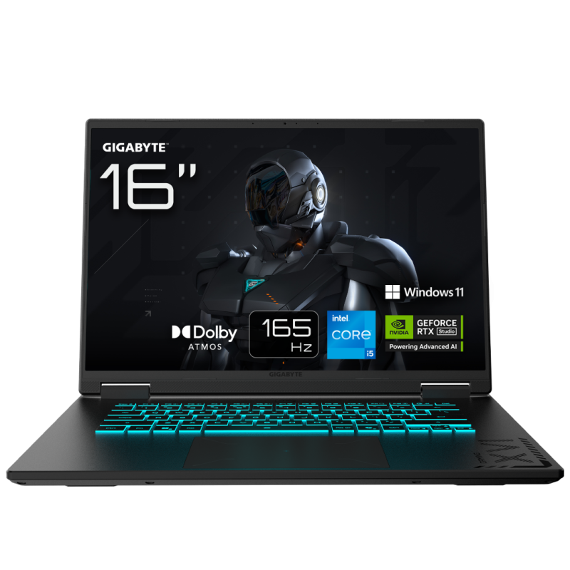Gigabyte Gaming A16 CTHH3FR893SH (16") • Intel Core i5-13420H • RTX 5050 • 16 Go RAM • SSD 512 Go • Windows 11